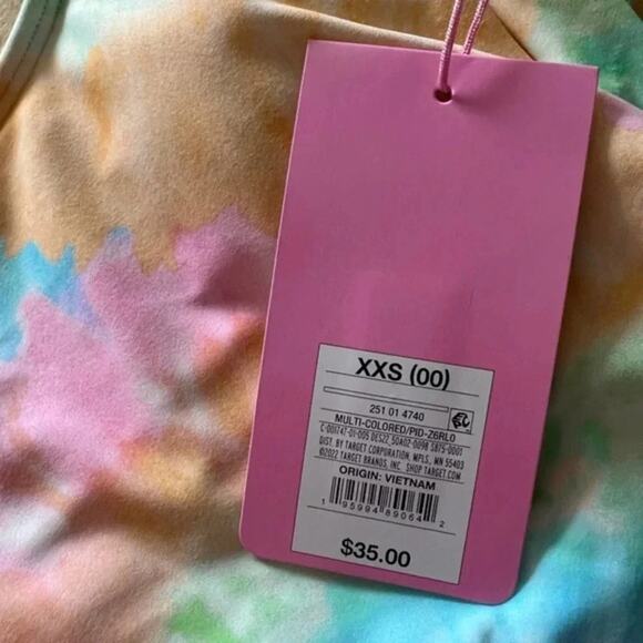 Stoney Clover Lane x Target Swimsuit Pink Tie Dye High Leg XXS or Small‎ NWT - Picture 12 of 12
